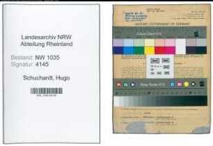 Entnazifizierung Hugo Schuchardt , geb. 19.08.1885 (Steiger)