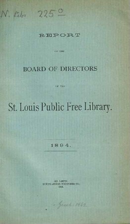 Annual report. 1894