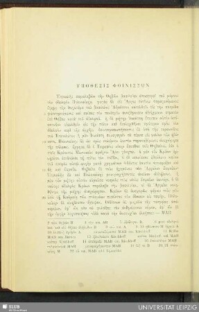 Ypothesis Phoinisson