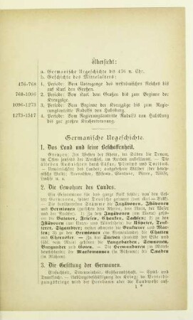 Germanische Urgeschichte