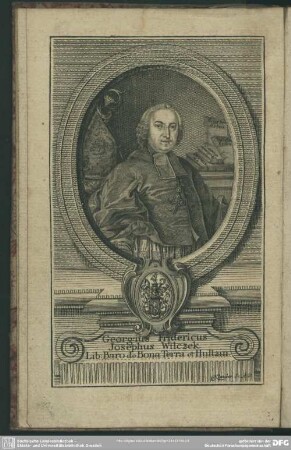 Georgius Fridriicus Iosephus Wilczek Lib: Baro de Bona Terra et Hultzin
