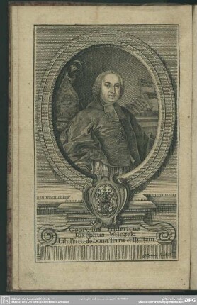 Georgius Fridriicus Iosephus Wilczek Lib: Baro de Bona Terra et Hultzin