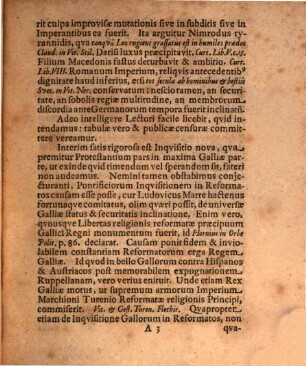 Disp. de nova inquisitione Galliis nunc impendenti, comparata cum antiquis