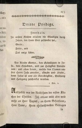 253-270, Dritte Predigt.