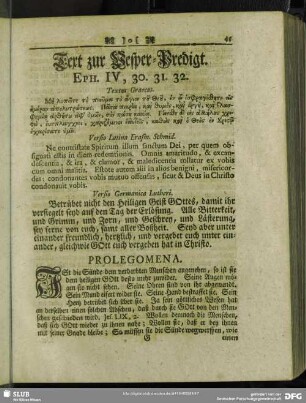 [Vesper-Predigt. Eph. IV, 30. 31. 32]