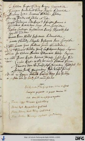 [fol. 22] Rektorat Johann Georg Kieffer 1661/62