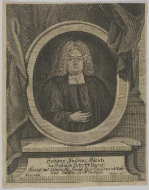 Bildnis des Johann Andreas Gleich