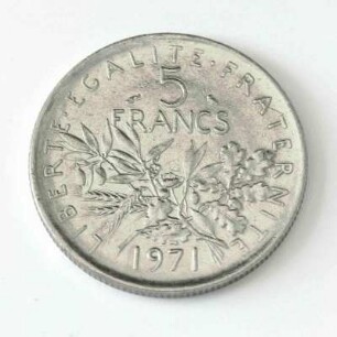 5 Francs- Münze