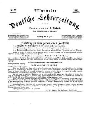 Einladung zu einer gemeinsamen Konferenz