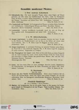 Gemälde moderner Meister (Nr. 192-340)
