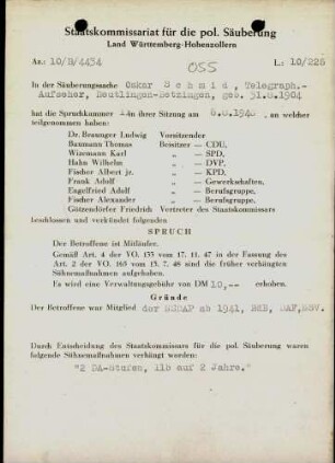 Schmid, Oskar