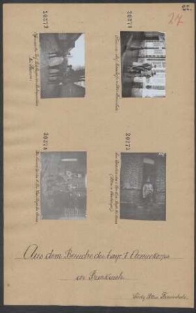 Im Quartier des 1. Res. Kav. Regts bei Arras