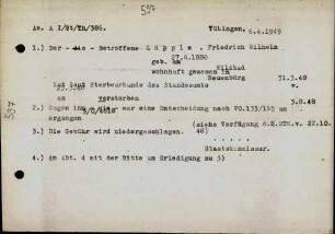Läpple, Friedrich Wilhelm