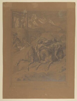 Faust und Mephisto am Rabenstein