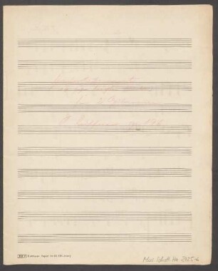 Divertimentos, guit (2), op. 196, HenK 196 - BSB Mus.Schott.Ha 2425-6 : [title page, with red chalk:] Divertissement // (14 sehr leichte Stücke) // für 2 Gitarren // J. Küffner op. 196