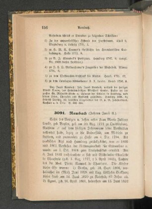 3091. Rambach (Johann Jacob II.)