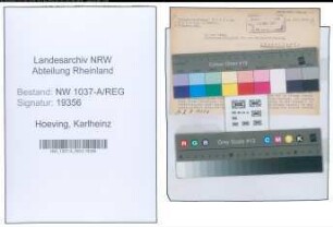 Entnazifizierung Karlheinz Hoeving , geb. 00.00.0000 (Arzt)