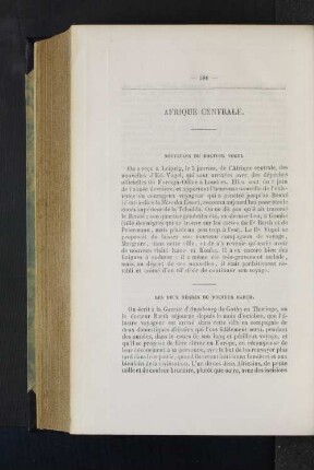 Afrique Centrale.