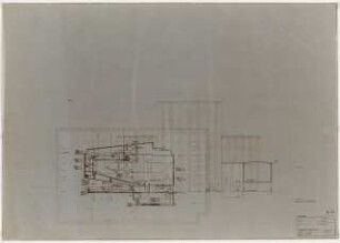 Kammerspiele (später: Schauspielhaus), Bochum: Längsschnitt Kammerspiele 1:100
