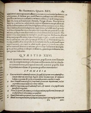 Quæstio XXVI. - Quæstio XXVIII.
