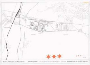 Wohnen im Havelland Schinkelwettbewerb 1994: Lageplan 1:10000