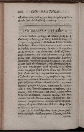Cvr Oracvla Desierint.