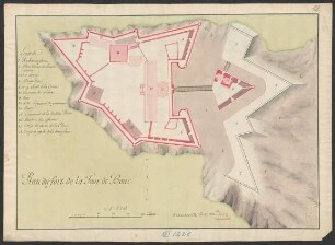 Plan du fort de la Tour de Boui