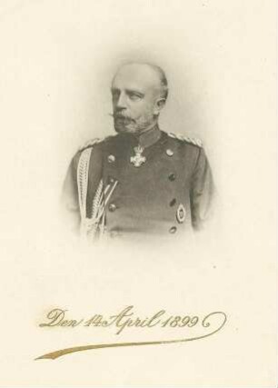 Oskar von Lindequist, Generaloberst in Uniform mit Orden, Brustbild in Halbprofil
