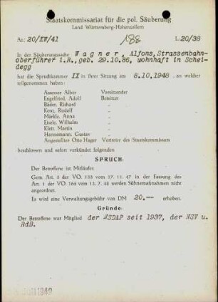 Wagner, Alfons