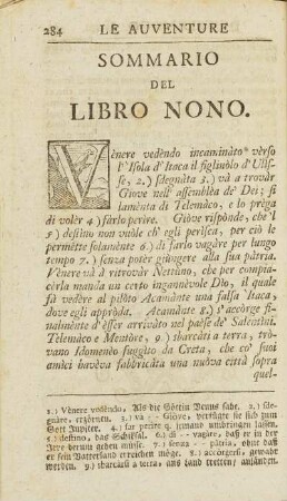 Sommario Del Libro Nono.
