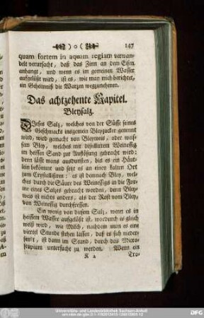 Das achtzehente Kapitel. Bleysalz.