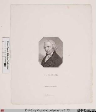 Bildnis Johann Elert Bode
