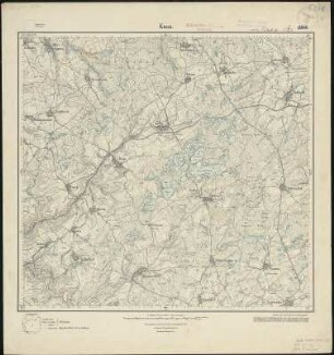 Meßtischblatt 3125 : Knau, 1933 : Knau. - Hrsg. 1905, einz. Nachtr. 1933. - 1:25000. - [Berlin]: Reichsamt für Landesaufnahme, 1933. - 1 Kt.