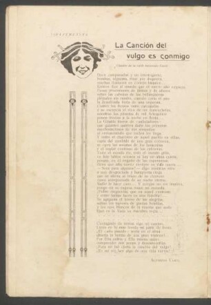 La canción del vulgo es conmigo : (Cuadro de la calle naciendo Enero)