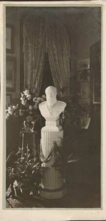Porträtbüste Großherzog Friedrichs I., datiert 1906.