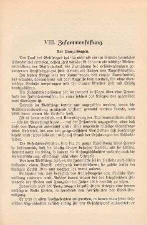 VIII. Zusammenfassung