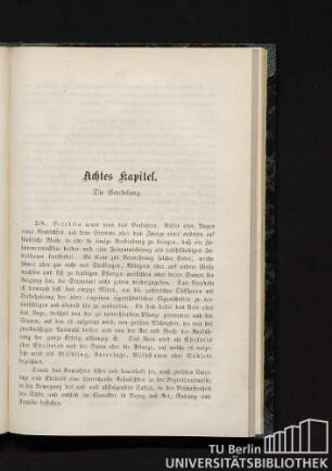 Achtes Kapitel. Die Veredelung.