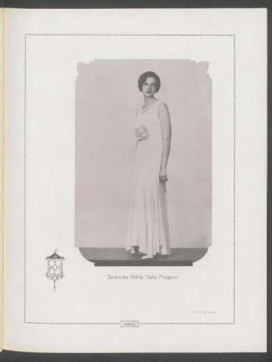 [Fotografía de] Señorita Hilda Sala Frugoni