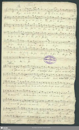 Masses - Mus.2-D-504 : Coro maschile