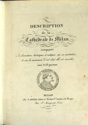 Description de la Cathedrale de Milan accompagnée d'observations historiques