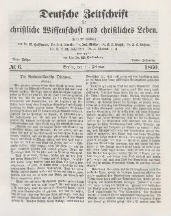 41-45 Die Nordamerikanische Diaspora : Schluß