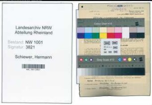 Entnazifizierung Hermann Schiewer, geb. 02.05.1869 (Maurermeister)