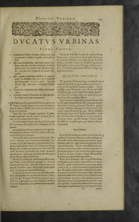 Ducatus Urbinas.