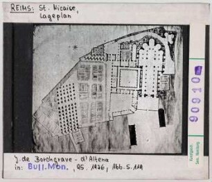 Reims: St. Nicaise, Lageplan