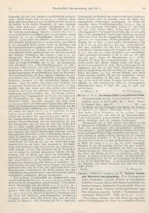 76 [Rezension] Müller, F. W. K., Eine Hermas-Stelle in manichäischer Version