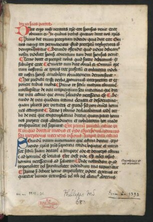 Liber de ornatu spiritualis desponsationis (Anfang fehlt)