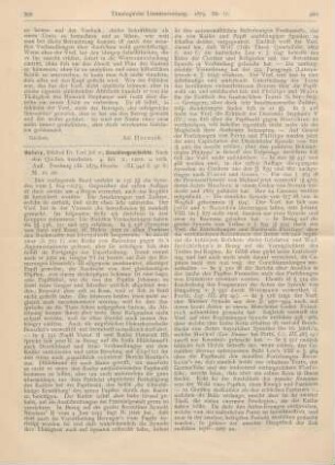 399-401 [Rezension] Hefele, Carl Jos. v., Conciliengeschichte. Nach den Quellen bearbeitet. 4. Bd. 2., verm. u. verb. Aufl