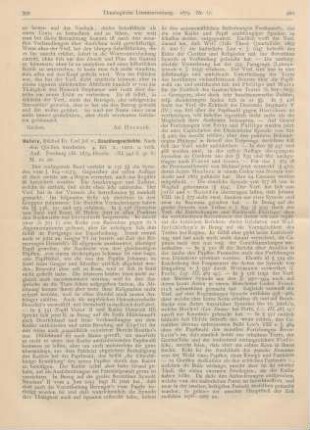 399-401 [Rezension] Hefele, Carl Jos. v., Conciliengeschichte. Nach den Quellen bearbeitet. 4. Bd. 2., verm. u. verb. Aufl