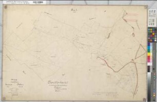Böckum (Erwitte), Zusammenlegung Böckum, Bl.1 Brouillonkarte 1 Flur 1