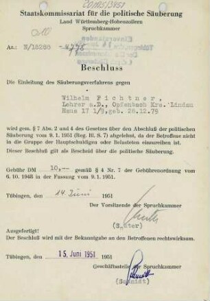 Fichtner, Wilhelm